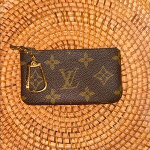 Louis Vuitton Brown and Gold Monogram Key Holder